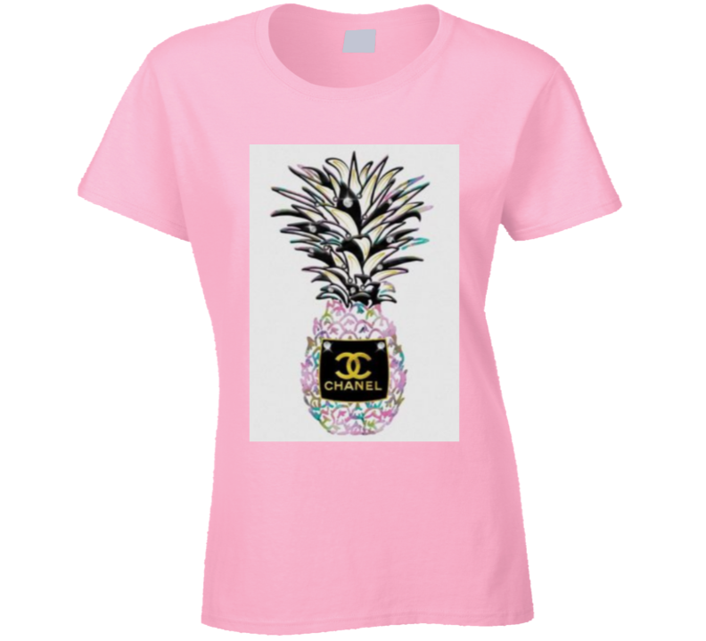 Pineapple Couture Pink Ladies T Shirt