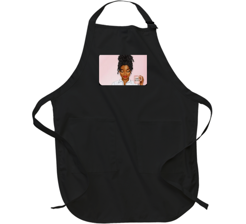 Girl Boss Pink & Black Apron