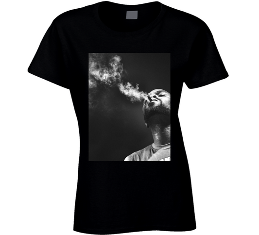 Johnny Blazin' Black Ladies T Shirt