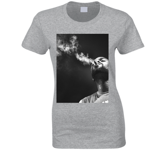 Johnny Blazin Grey Ladies T Shirt