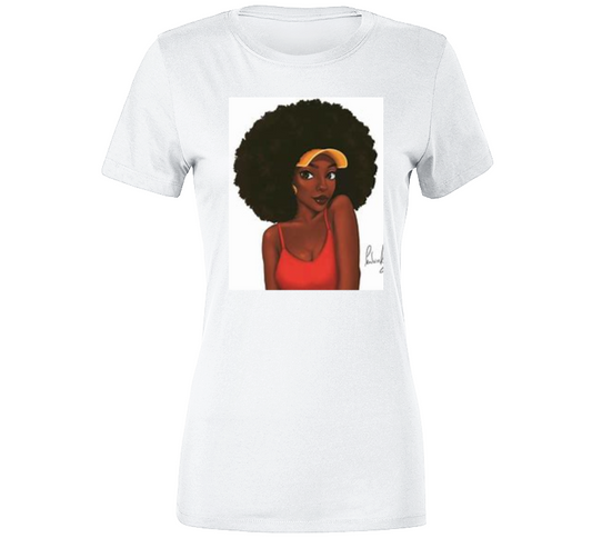 Summer Fun Girl Original White  Ladies T Shirt