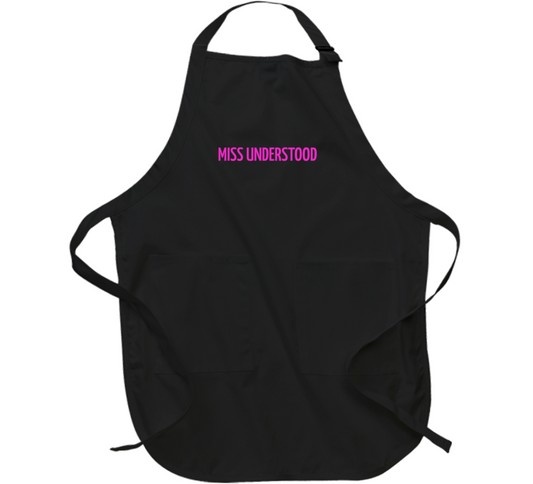 Miss Understood ( Black Pink ) Apron