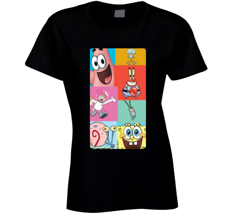 Waterbobbin With My Friends Ladies T Shirt