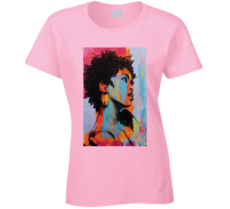 The Color Hill From Jersey ( Pink ) Ladies T Shirt