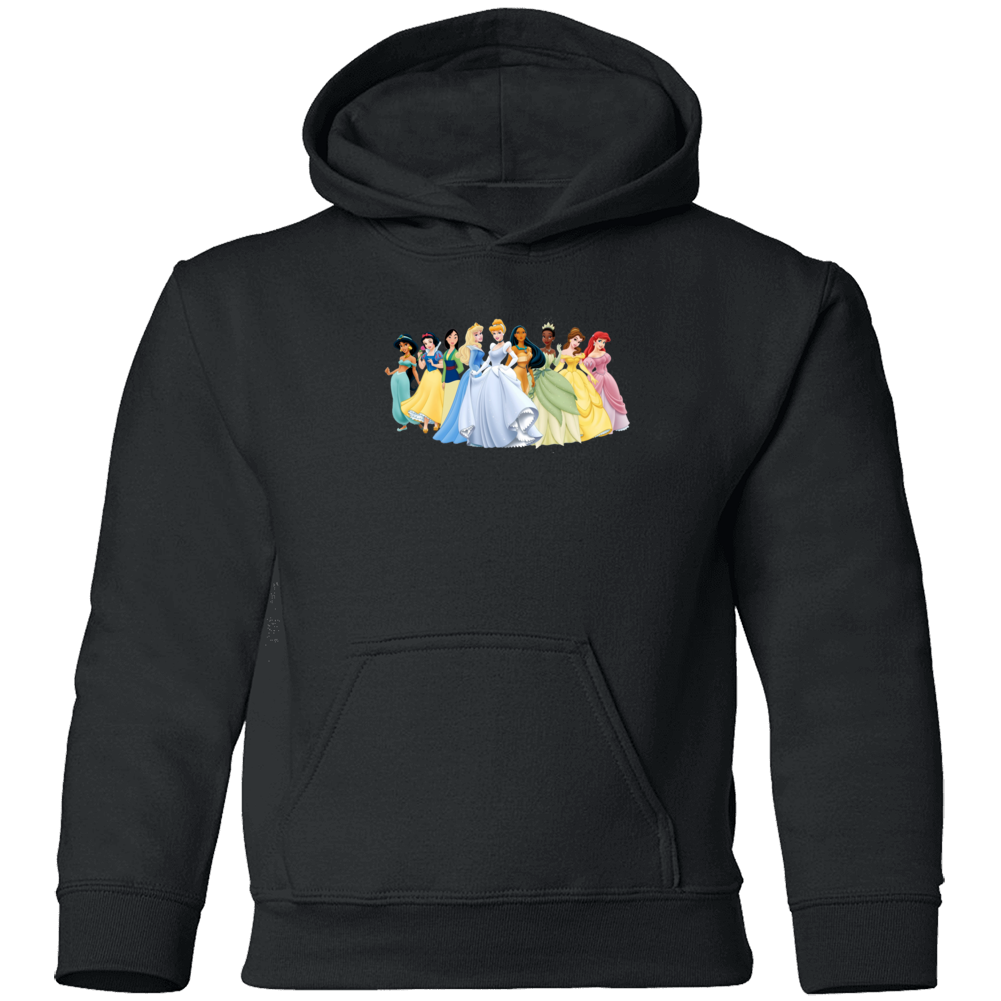 Real Life Princess Tee Black Youth Hoodie