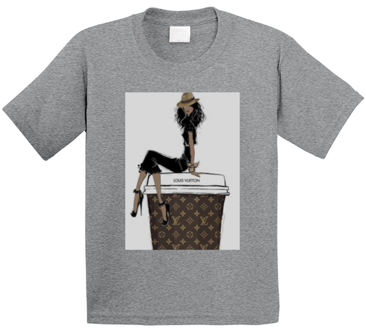 Cup Of Couture ( Gray ) T Shirt