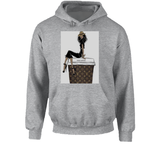 Cup Of Couture ( Gray ) Hoodie