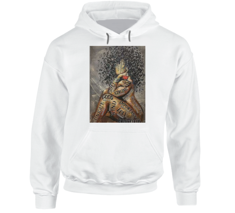 Body Of Work ( White ) Hoodie