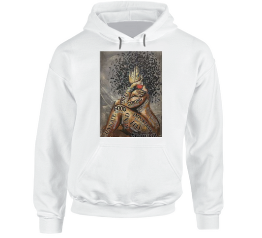 Body Of Work ( White ) Hoodie