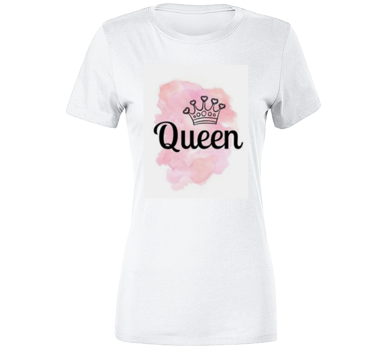 Original Pink Queen Graphic Tee  Ladies T Shirt