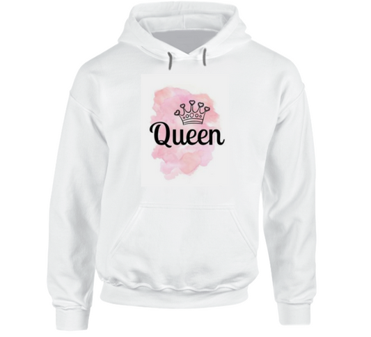 Original Pink Queen Graphic Tee Hoodie