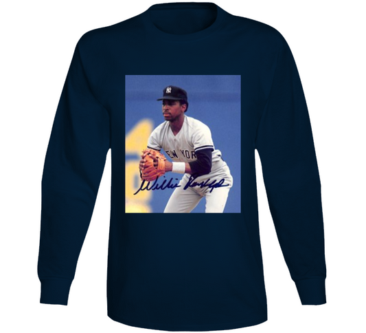 Just Willie ( Blue ) Long Sleeve T Shirt