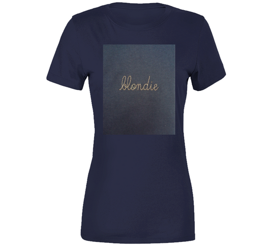 Blue Blonde Ladies T Shirt