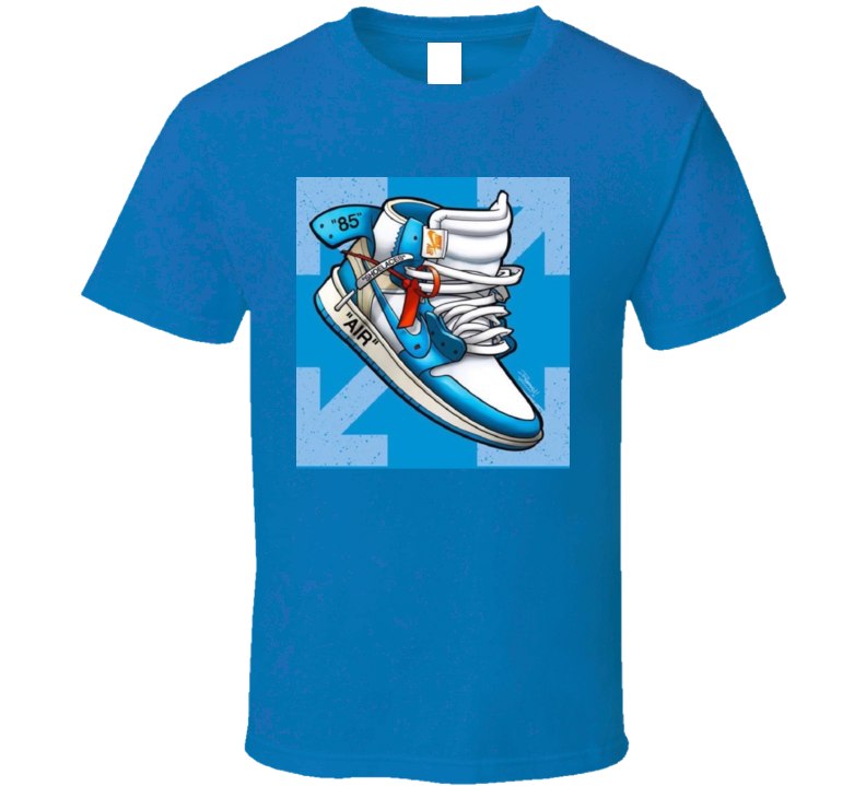 Blue On Blue J's T Shirt