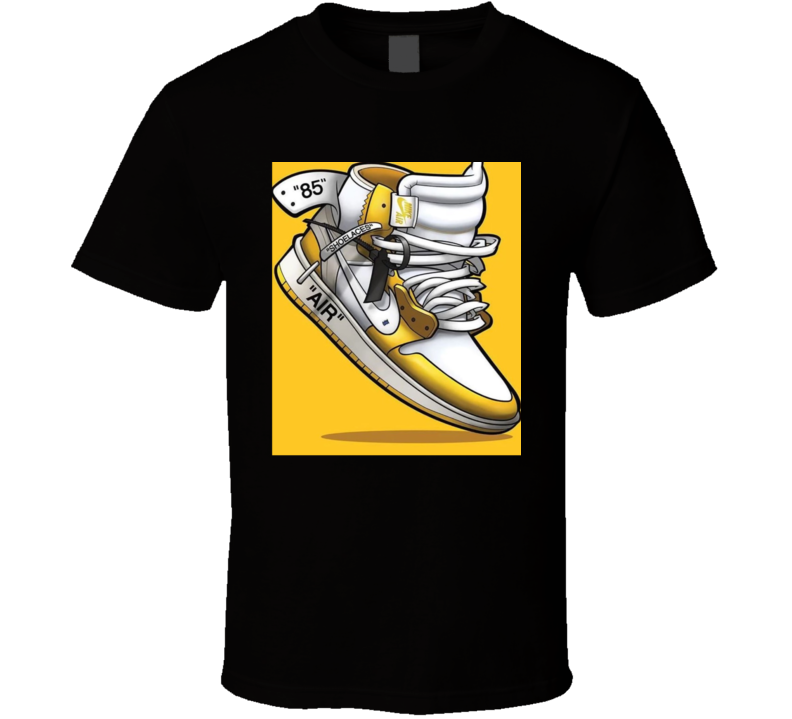 Black N Gold J's  T Shirt