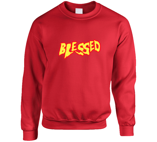 Blessed ( Red) Crewneck Sweatshirt