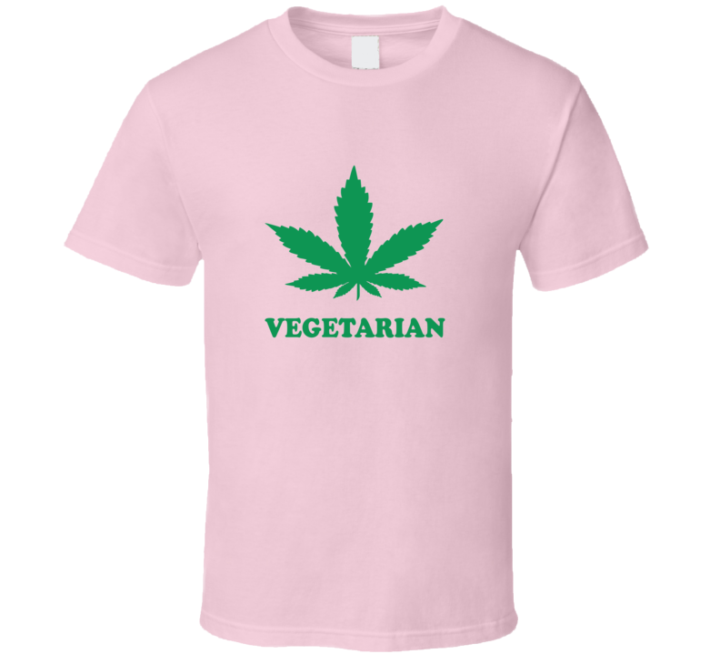 Vegetarian ( Pink ) T Shirt