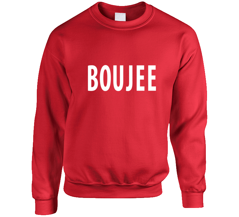 Boujee ( Red ) Crewneck Sweatshirt