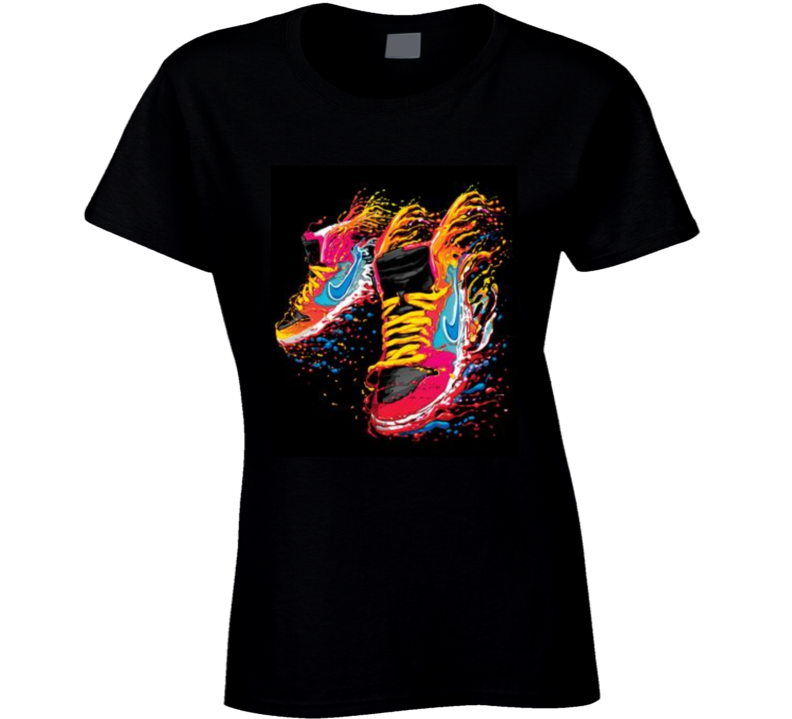 Kicks On Color  Ladies T Shirt