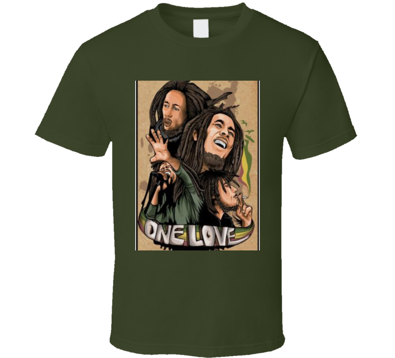 One Love ( Green ) T Shirt