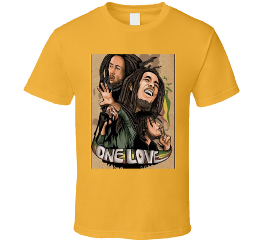 One Love ( Gold ) T Shirt