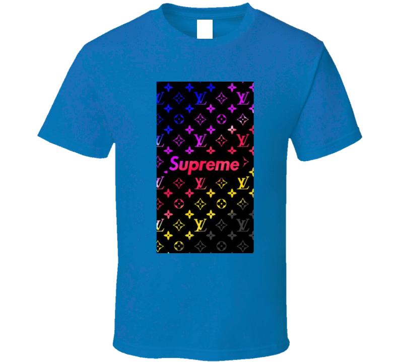 Super Rainbow ( Blue ) T Shirt