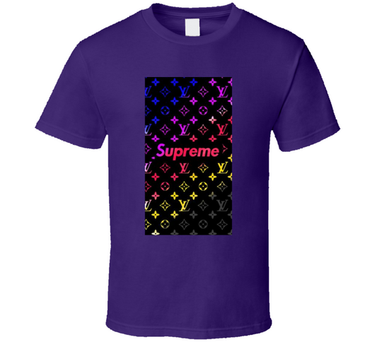 Super Rainbow ( Purple ) T Shirt