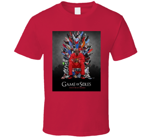 Game Of Soles Red T Shirt