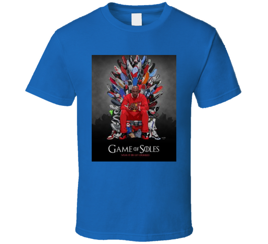 Game Of Soles Blue T Shirt