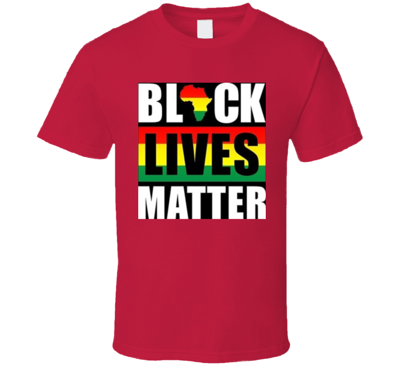 Black Matters Red T Shirt