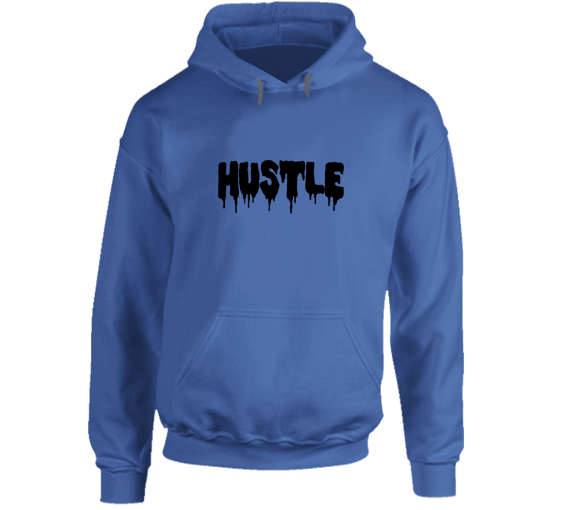 Hustle Drip Blue Hoodie