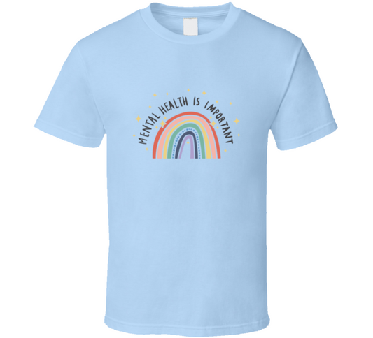 Mental Health ( Blue )  T Shirt