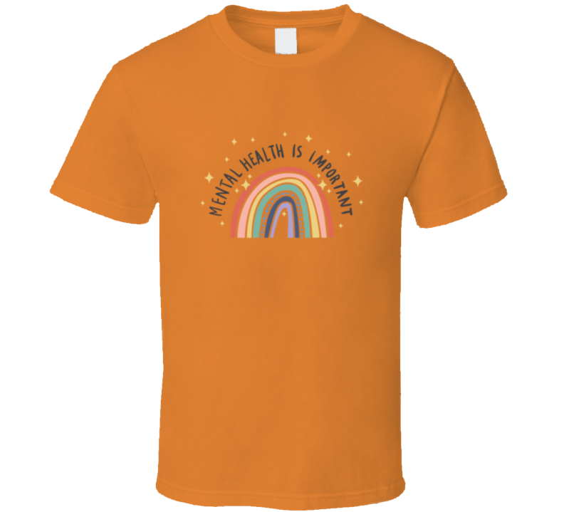 Mental Health ( Orange ) T Shirt