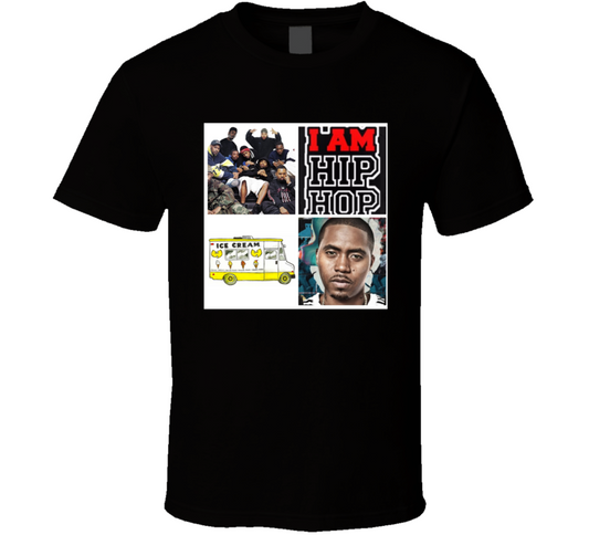 Wu Nas Mashup Tee  T Shirt