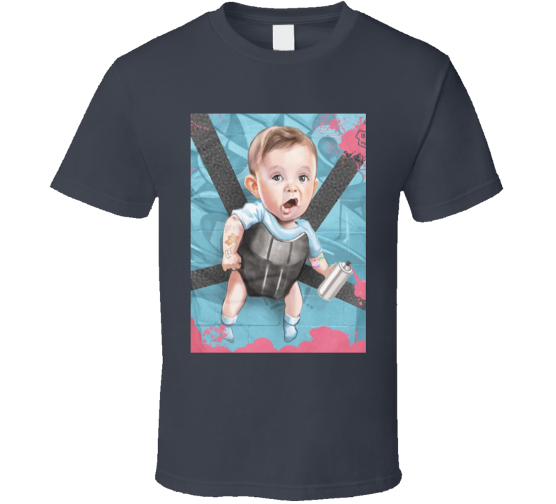 Hold On Baby Gray T Shirt