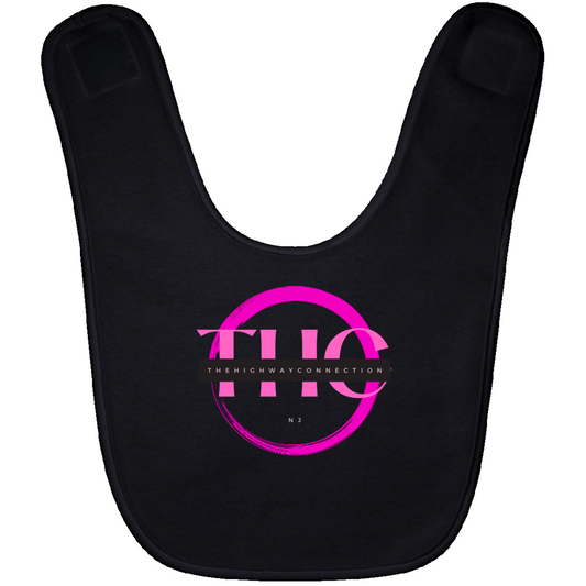 T H C Brand Pink Tee Baby Bib