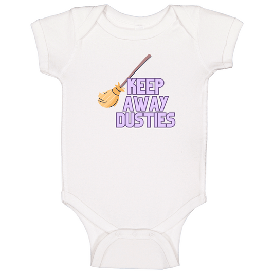 Keep Away Dusties Baby One Piece