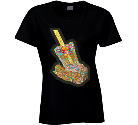 Gold And Icy Ladies T Shirt