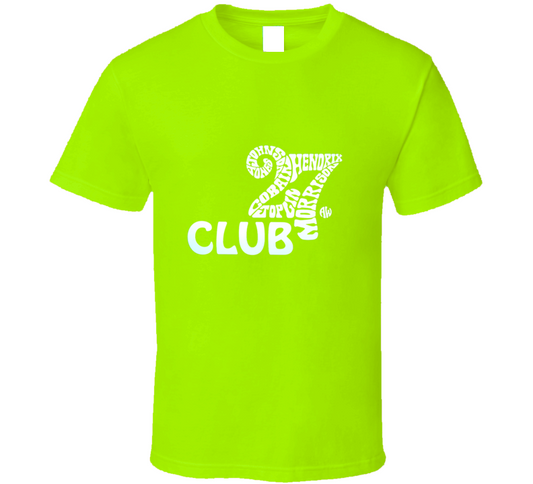 27 Club  T Shirt Lime