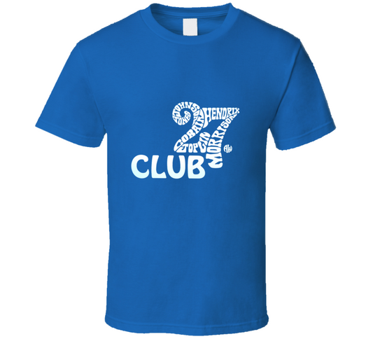 27 Club  T Shirt Blue