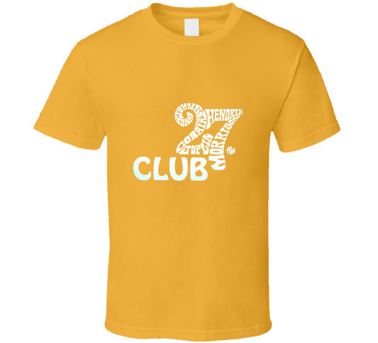 27 Club  T Shirt Gold