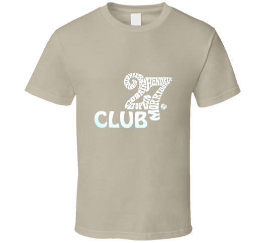 27 Club  T Shirt Beige