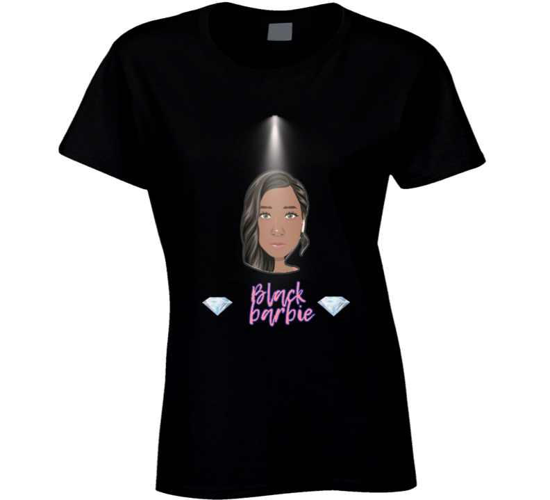 Black Barbie Ladies T Shirt