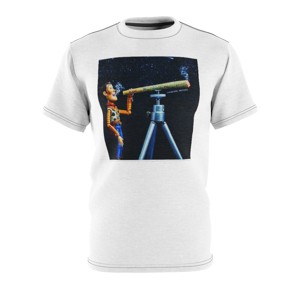 Original White Smokin Woody All Over Tee