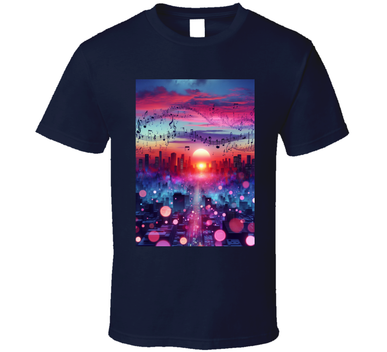 Musical City Skyline  T Shirt