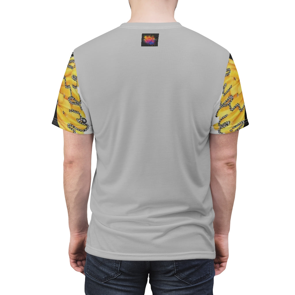 DESIGNER CLUTCH.. (GRAY) ..  All Over Tee