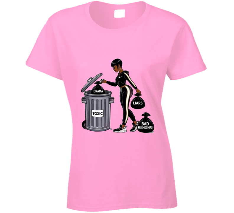 Trash Day Ladies T Shirt