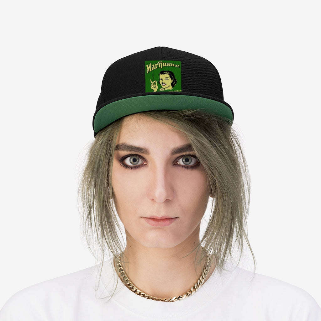 Miss Mary Unisex Flat Bill Hat