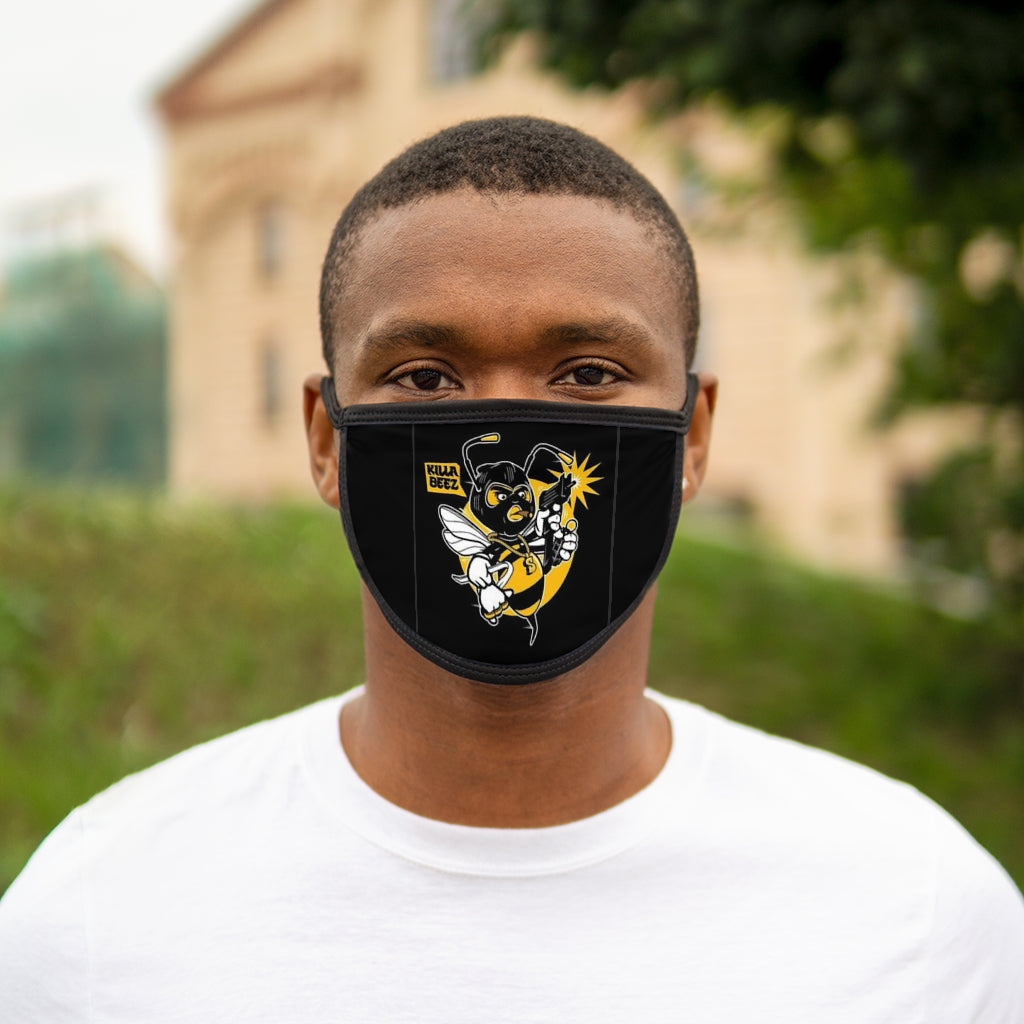 KILLA BEES (BLACK) -Fabric Face Mask