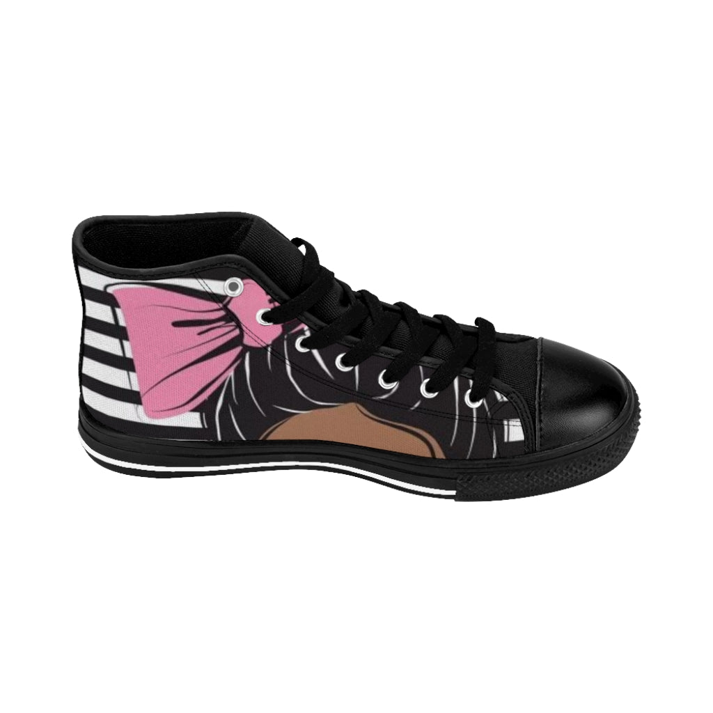 BOW TIED KICKS. . (black) High-top Sneakers